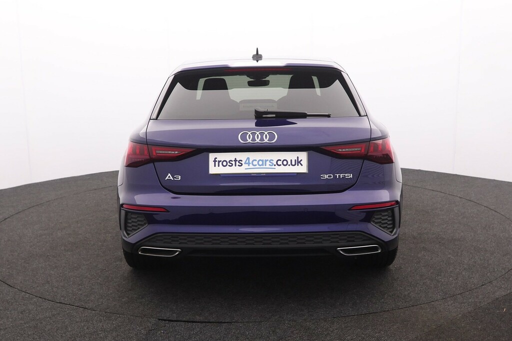 Audi A3 1.0Tfsi 30 S Line MH73EFA Blue #4