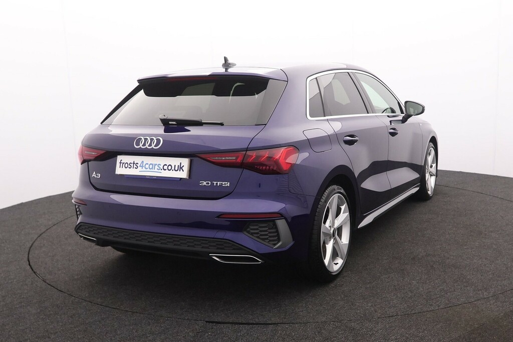 Audi A3 1.0Tfsi 30 S Line MH73EFA Blue #3
