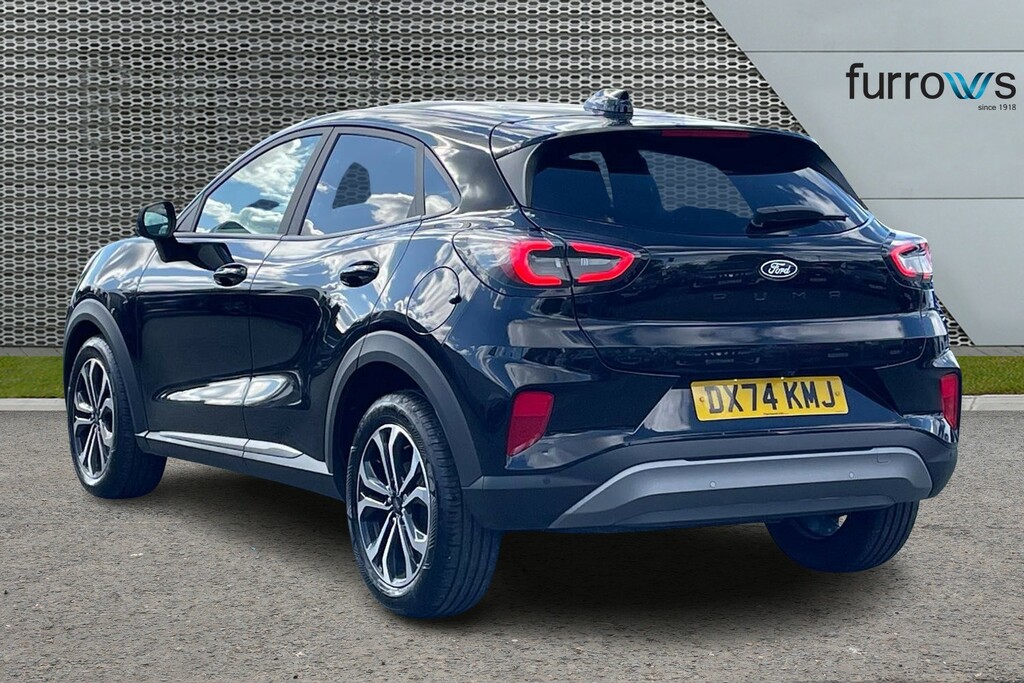 Ford Puma 1.0 Ecoboost Hybrid Mhev Titanium DX74KMJ Black #3