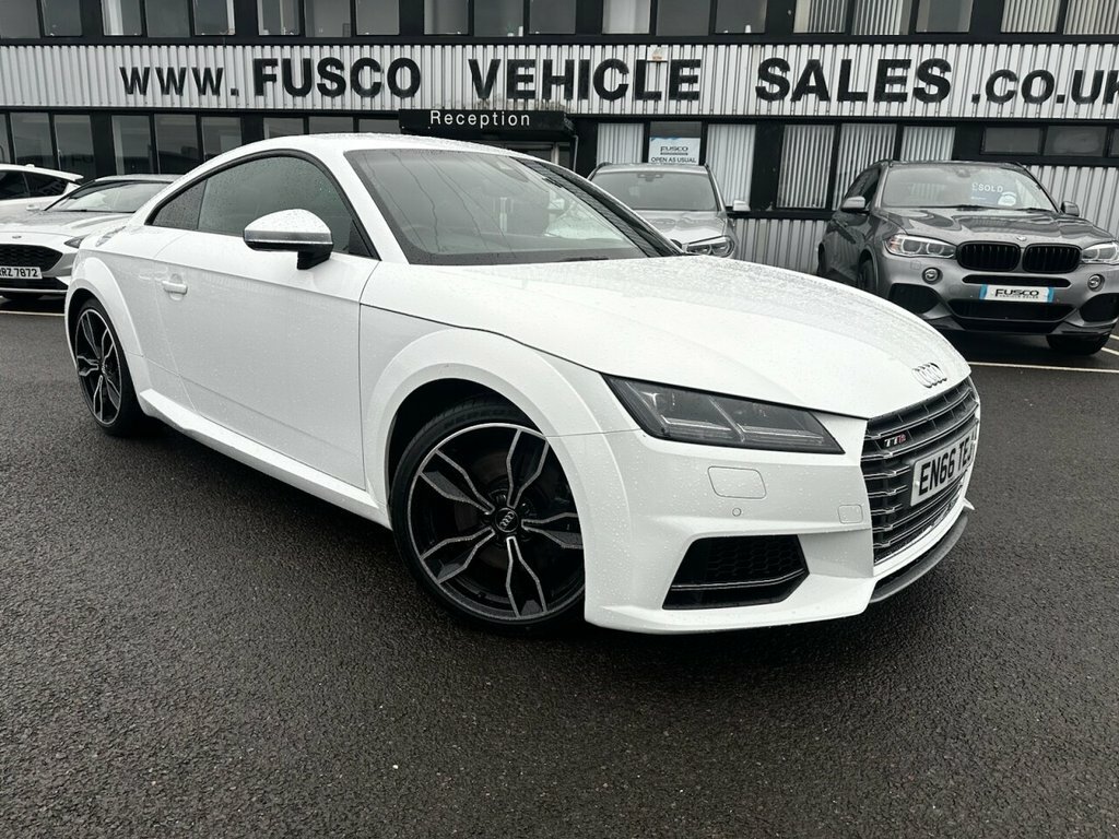 Audi TTS Coupe White