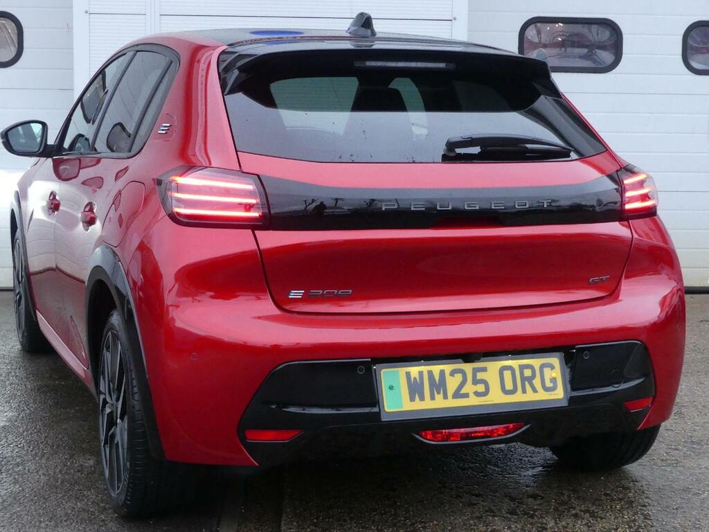 Peugeot e-208 51Kwh Gt 7.4Kw Charger WM25ORG Red #3