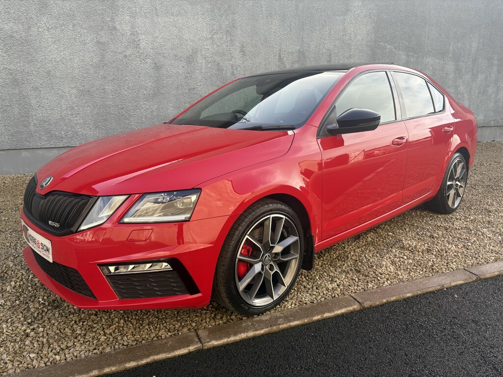 Skoda Octavia Hatchback 2.0 Tdi Vrs Black Edition 201919 ND19EYV Red #4