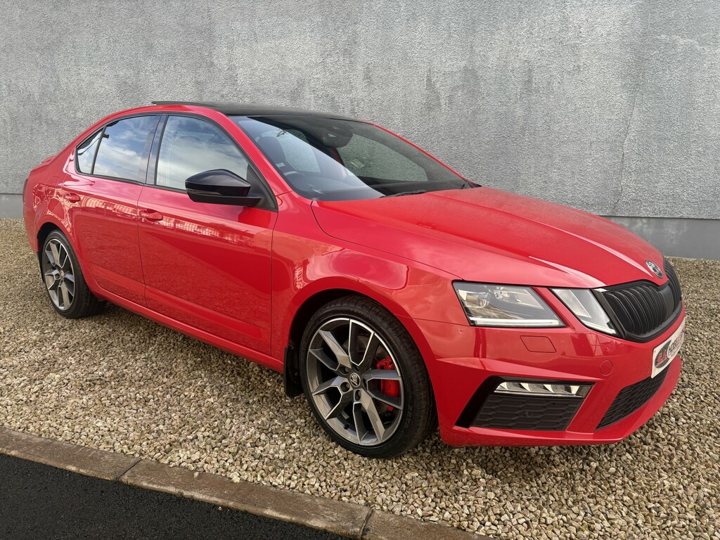 Skoda Octavia Hatchback 2.0 Tdi Vrs Black Edition 201919 ND19EYV Red #3