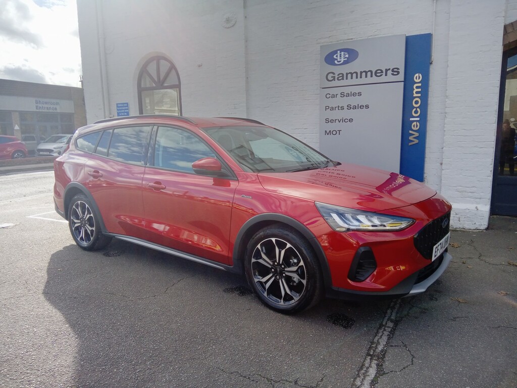 Ford Focus 1.0 Focus Active X Estate 1.0L Ecoboost 155Ps Mhev Red
