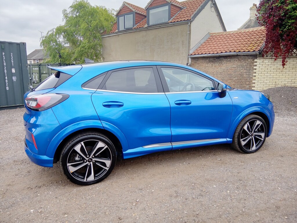 Ford Puma 1.0 Puma St-line Vignale 1.0L Ecoboost 155P EK24FSL Blue #4