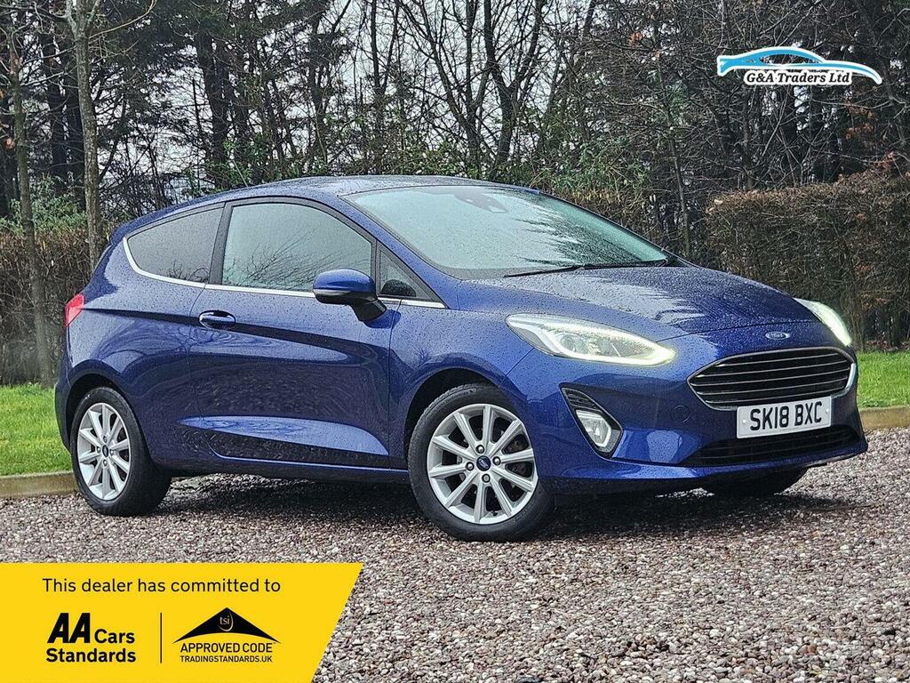 Ford Fiesta 1.0T Ecoboost Titanium Euro 6 Ss 201818 Blue