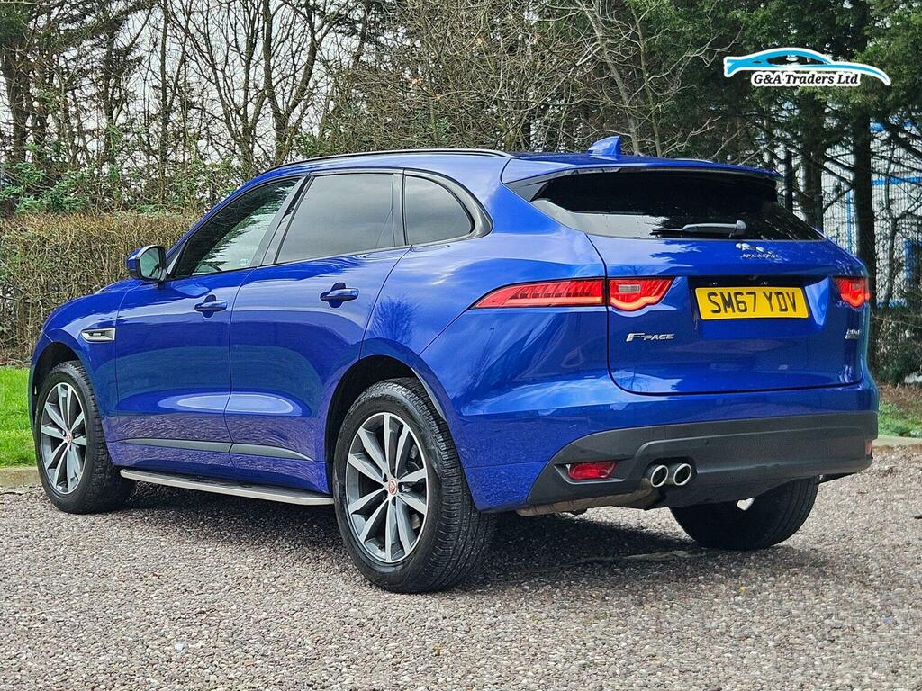 Jaguar F-Pace 2.0 D180 R-sport Awd Euro 6 Ss 20176 SM67YDV Blue #5