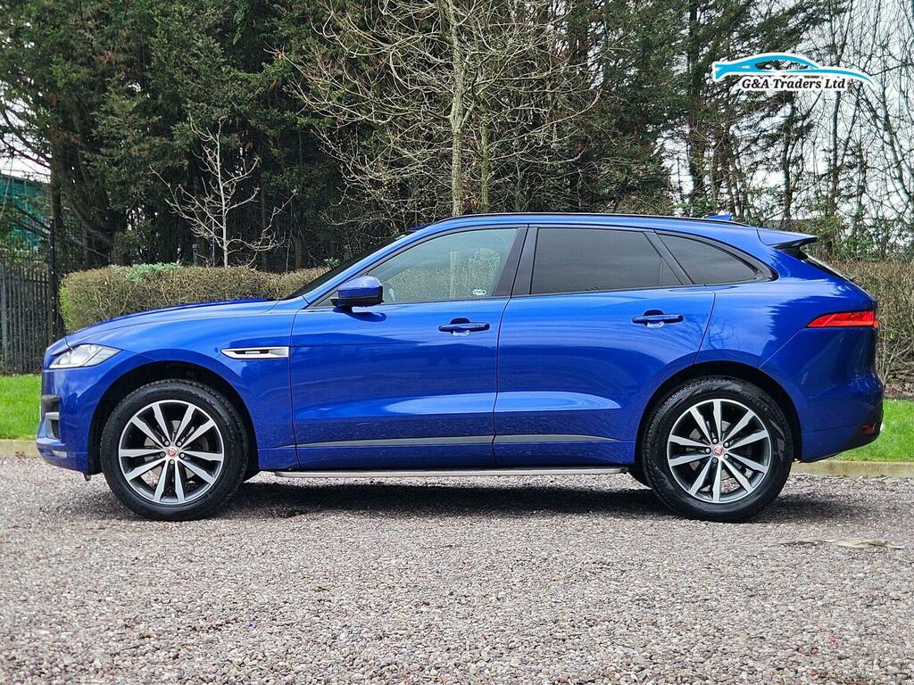 Jaguar F-Pace 2.0 D180 R-sport Awd Euro 6 Ss 20176 SM67YDV Blue #4