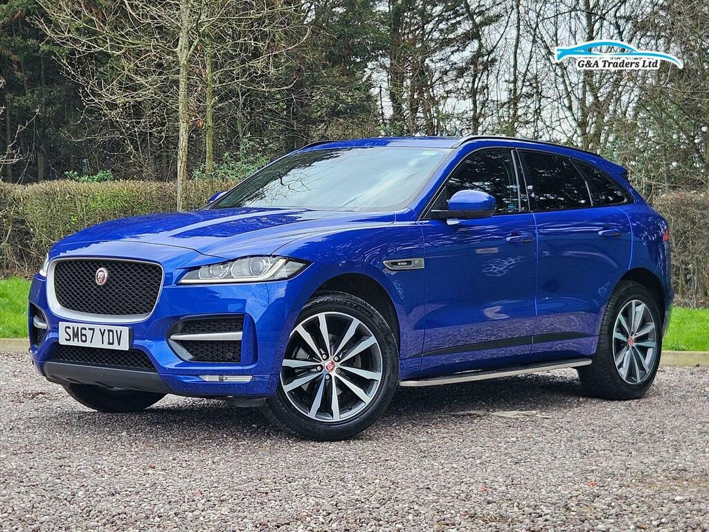 Jaguar F-Pace 2.0 D180 R-sport Awd Euro 6 Ss 20176 SM67YDV Blue #3