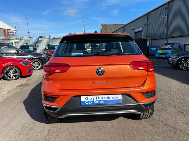 Volkswagen T-Roc 1.5 Tsi Se Evo Dsg 148 Bhp RRZ8576 Orange #4