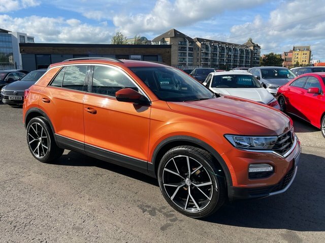 Volkswagen T-Roc 1.5 Tsi Se Evo Dsg 148 Bhp RRZ8576 Orange #2