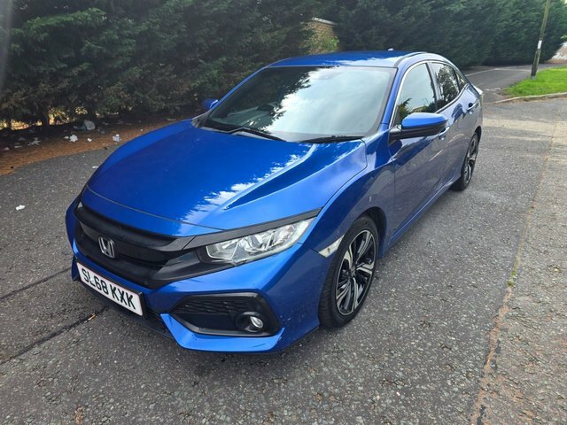 Honda Civic Vtec Turbo Sr Hatchback SL68KXK Blue #4