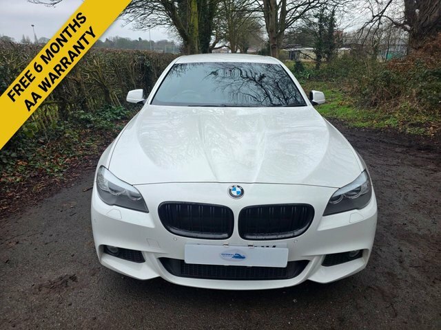 BMW 5 Series 530D M Sport Saloon YC61MYK White #3