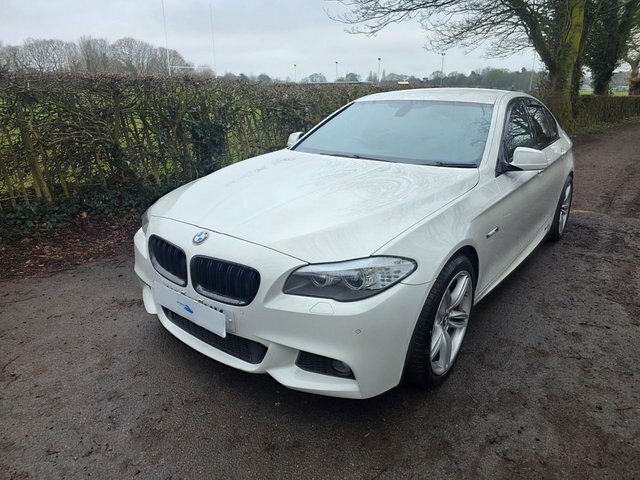 BMW 5 Series 530D M Sport Saloon YC61MYK White #4