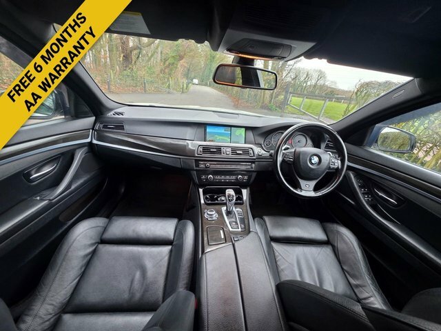 BMW 5 Series 530D M Sport Saloon YC61MYK White #2