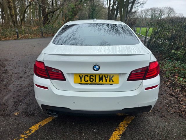 BMW 5 Series 530D M Sport Saloon YC61MYK White #6