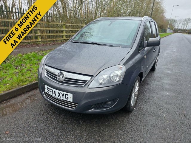 Vauxhall Zafira Cdti Ecoflex Design Mpv Grey
