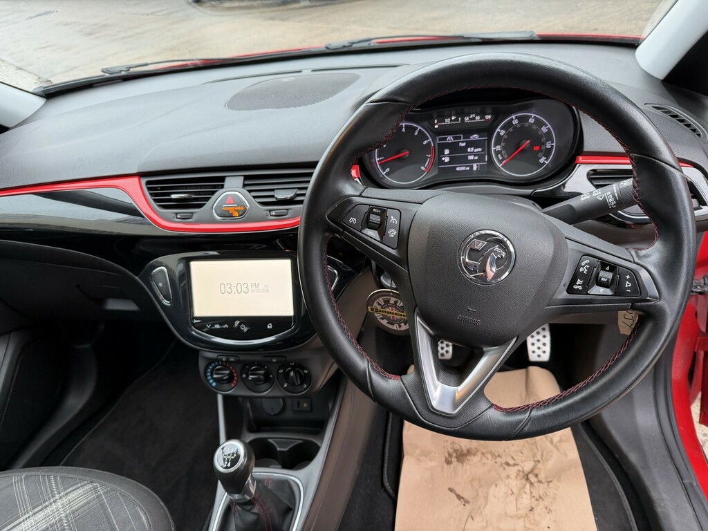 Vauxhall Corsa 1.4 I Ecoflex Sri DU15UJY Red #3