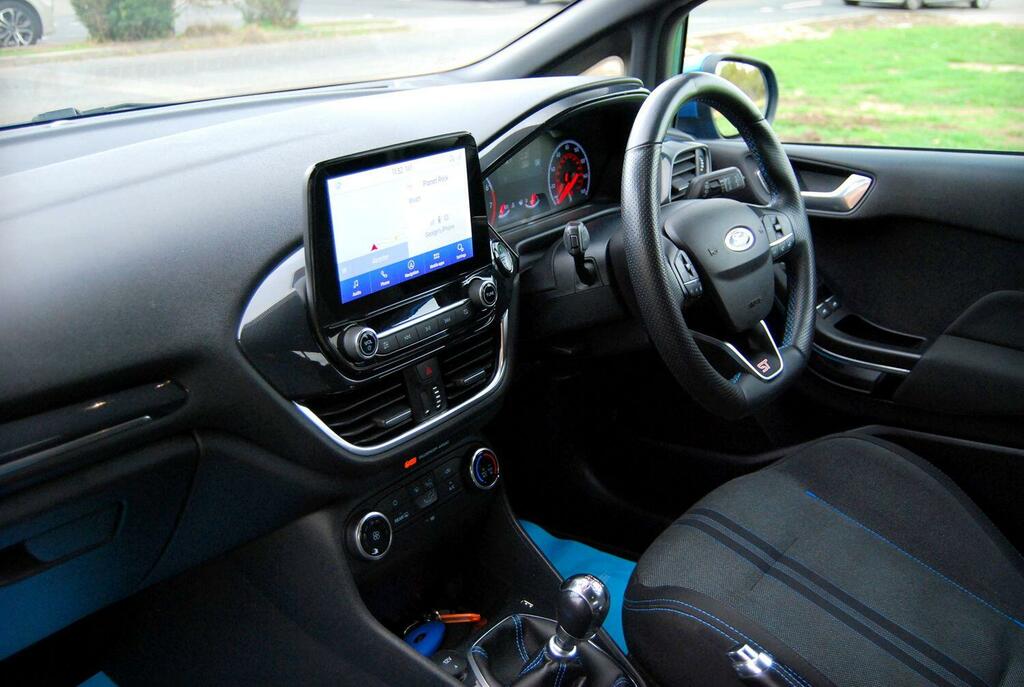 Ford Fiesta St-2 1.5 Ecoboost 5-Door. 1 Owner Sync 3 Sat Nav C BL69YUJ Blue #2