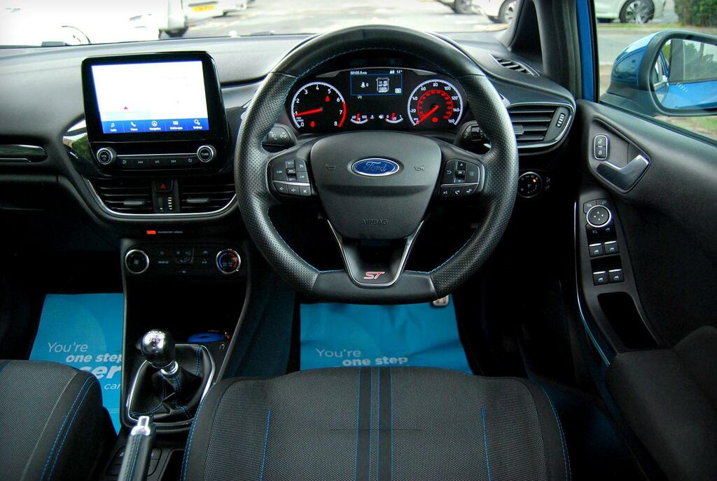 Ford Fiesta St-2 1.5 Ecoboost 5-Door. 1 Owner Sync 3 Sat Nav C BL69YUJ Blue #6