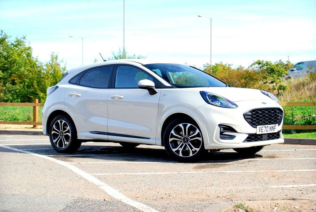 Ford Puma St-line 1.0 Ecoboost 155 Mhev - Sync 3 Sat Nav Pow White