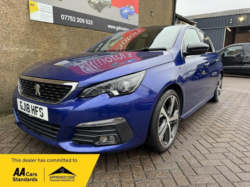 Peugeot 308 Hatchback 1.5 Bluehdi Gt Line Euro 6 Ss 20 Blue