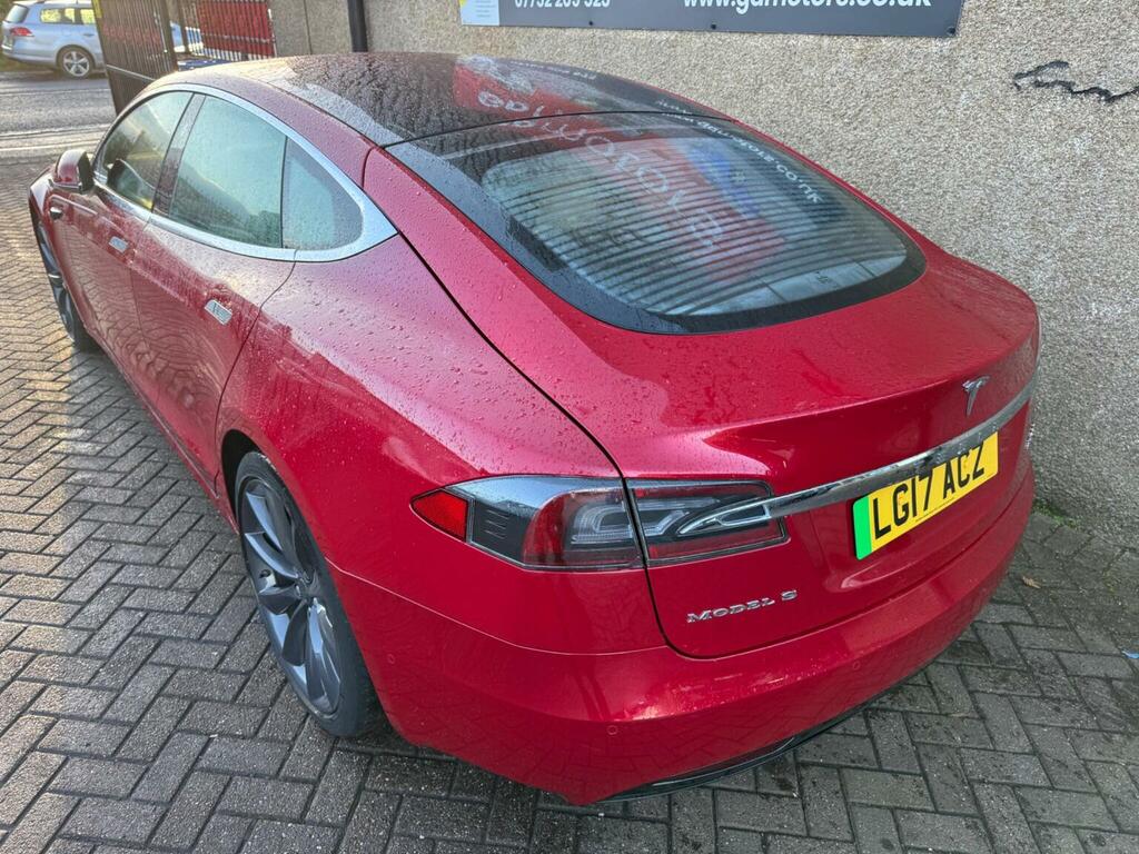 Tesla Model S Hatchback P100dl Dual Motor 4Wd Ludicr LG17ACZ Red #4