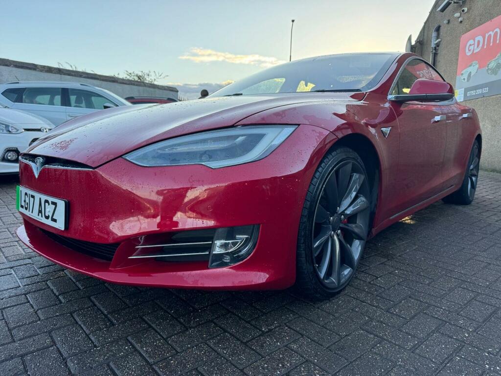 Tesla Model S Hatchback P100dl Dual Motor 4Wd Ludicr LG17ACZ Red #5