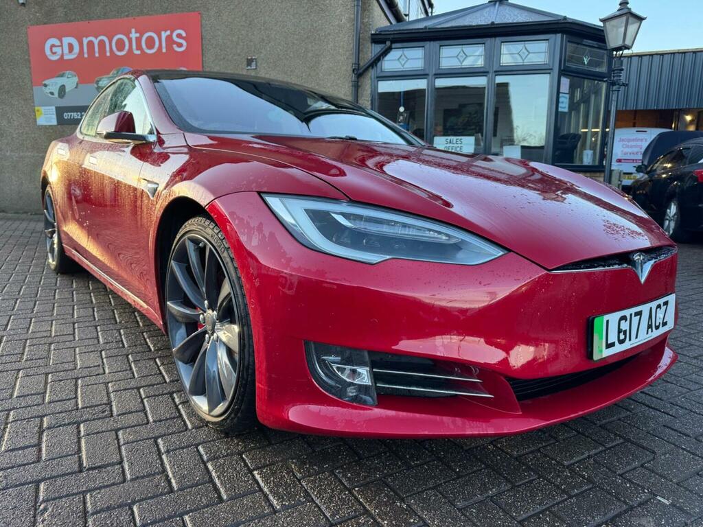 Tesla Model S Hatchback P100dl Dual Motor 4Wd Ludicr LG17ACZ Red #6