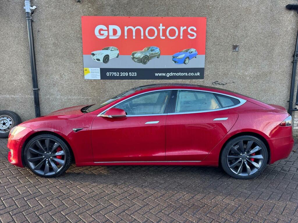 Tesla Model S Hatchback P100dl Dual Motor 4Wd Ludicr LG17ACZ Red #2