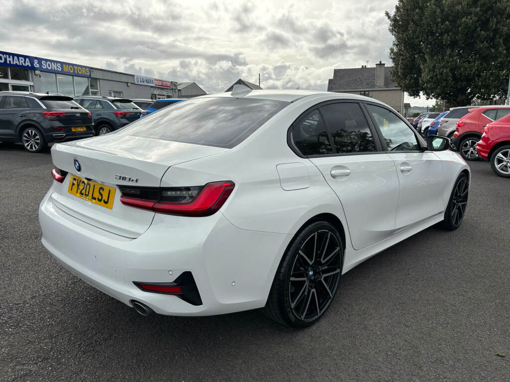 BMW 3 Series 318D Se White #4
