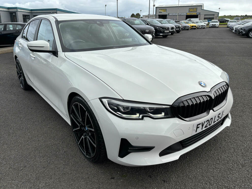 BMW 3 Series 318D Se White #3