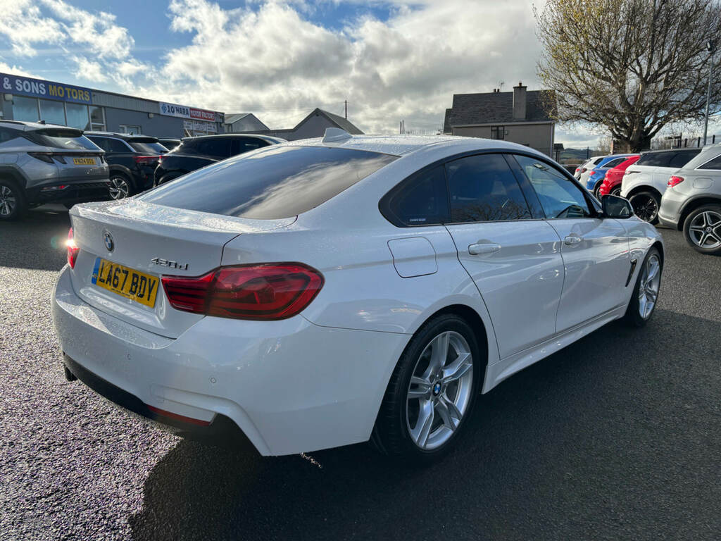 BMW 4 Series 420D 190 M Sport Professional Media LA67BDY White #4