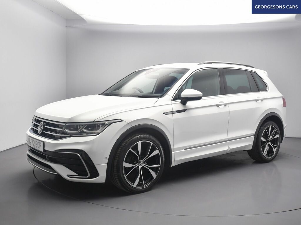 Volkswagen Tiguan Tdi R-line Suv White #4