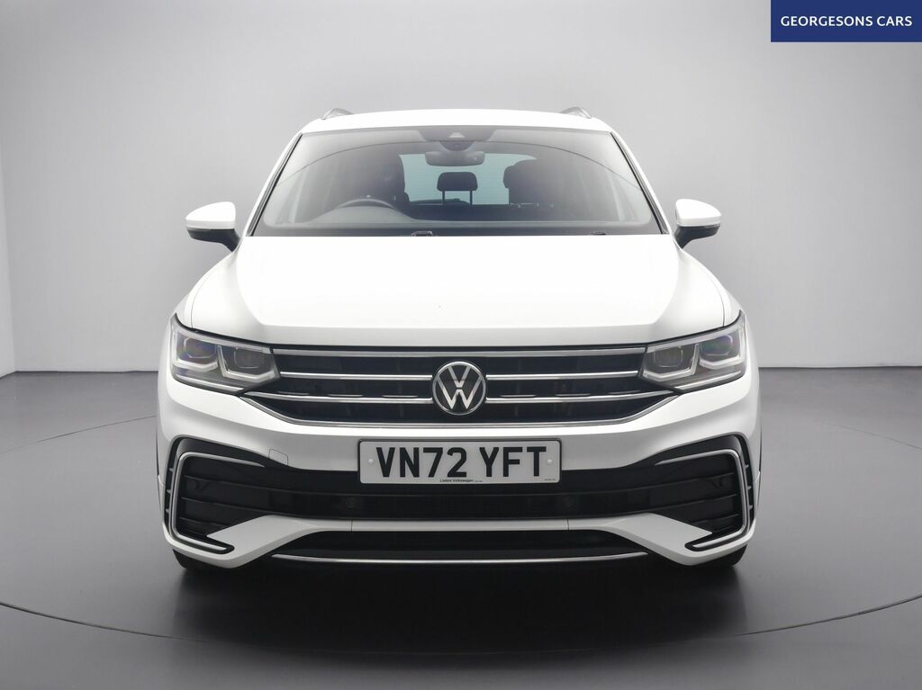 Volkswagen Tiguan Tdi R-line Suv VN72YFT White #3