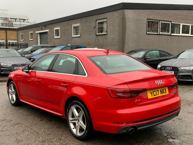 Audi A4 2.0 Tfsi S Line YC17NKX Red #4