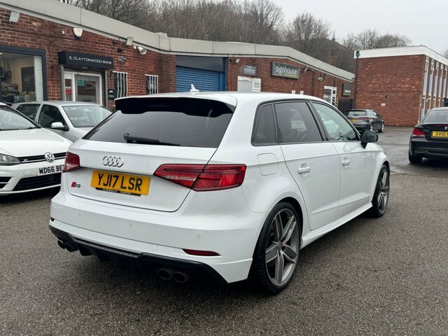 Audi S3 2.0 Tfsi Black Edition YJ17LSR White #5