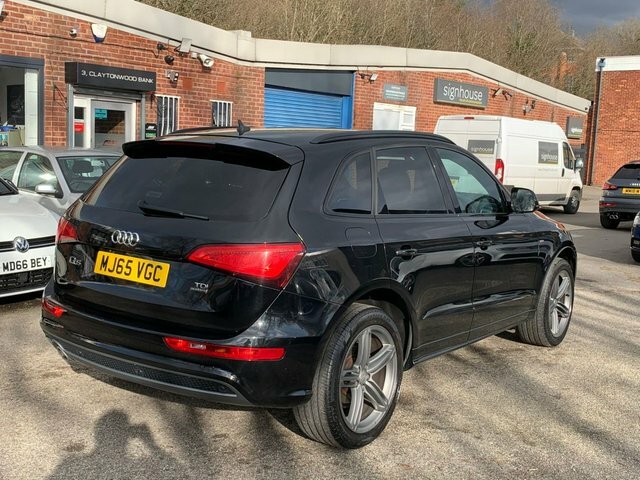 Audi Q5 2.0 Tdi S Line MJ65VGC Black #3
