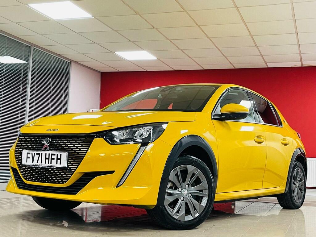 Peugeot e-208 Hatchback 50Kwh Allure 202171 FV71HFH Yellow #4