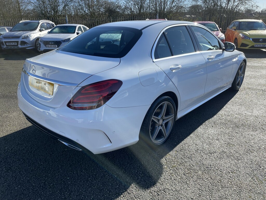 Mercedes-Benz C Class 2.1 C250d Amg Line WF17UOS White #3
