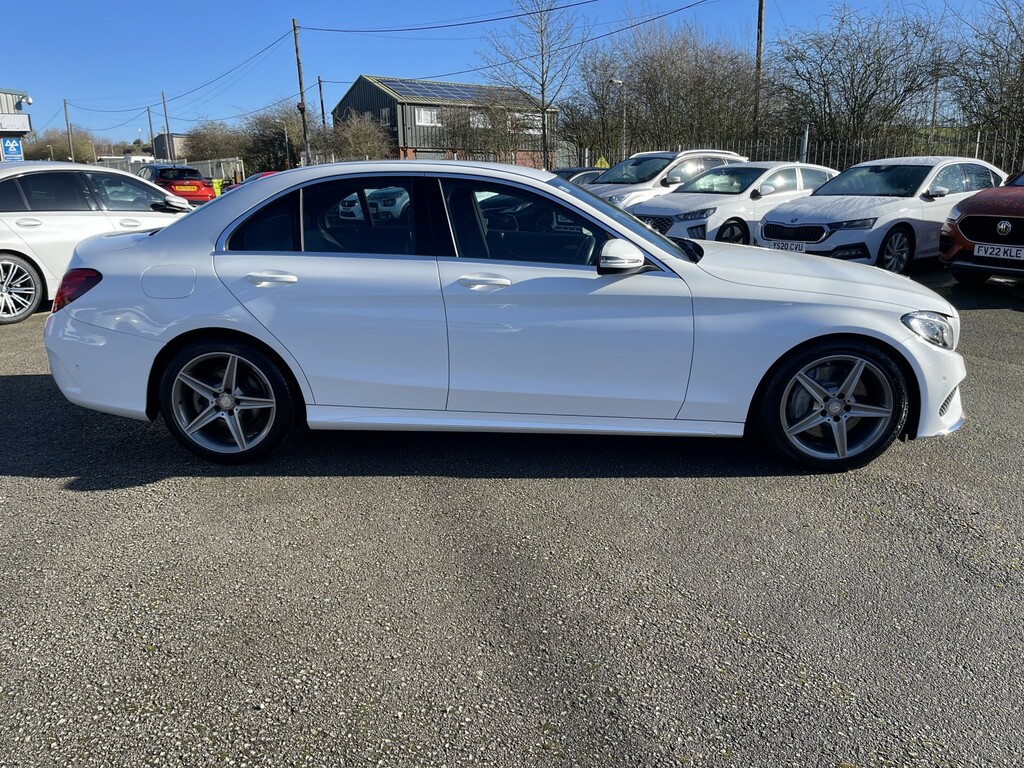 Mercedes-Benz C Class 2.1 C250d Amg Line WF17UOS White #2