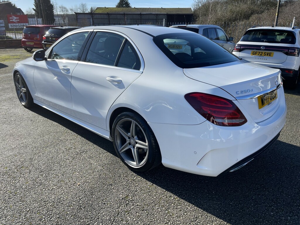 Mercedes-Benz C Class 2.1 C250d Amg Line WF17UOS White #4