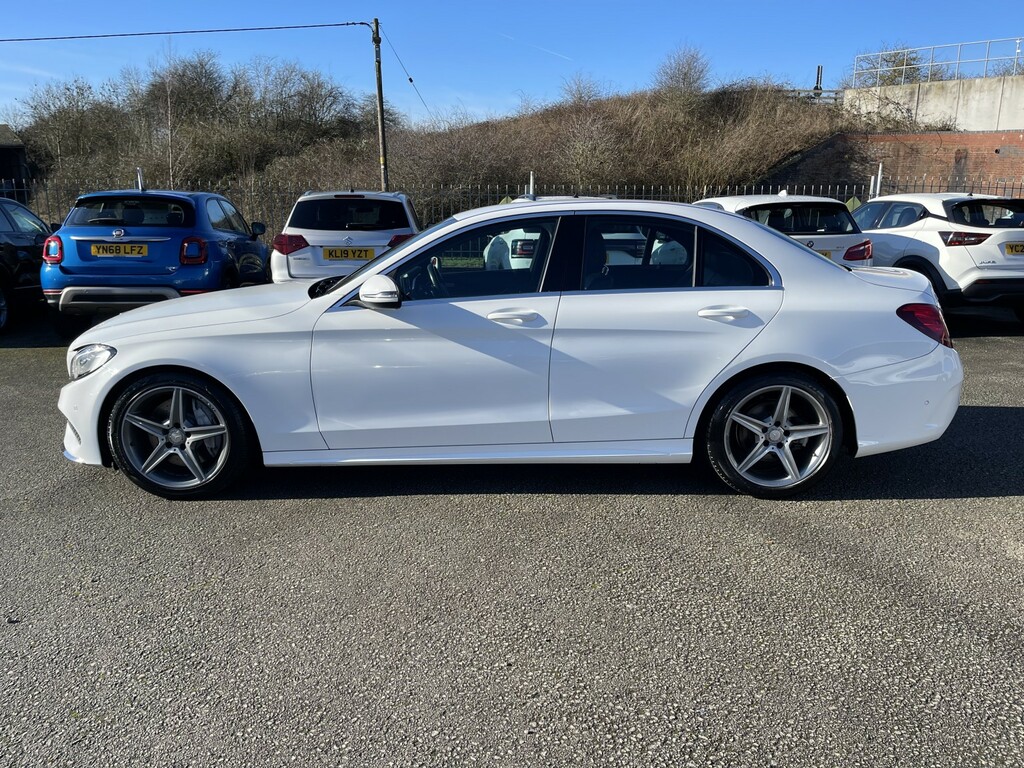Mercedes-Benz C Class 2.1 C250d Amg Line WF17UOS White #6