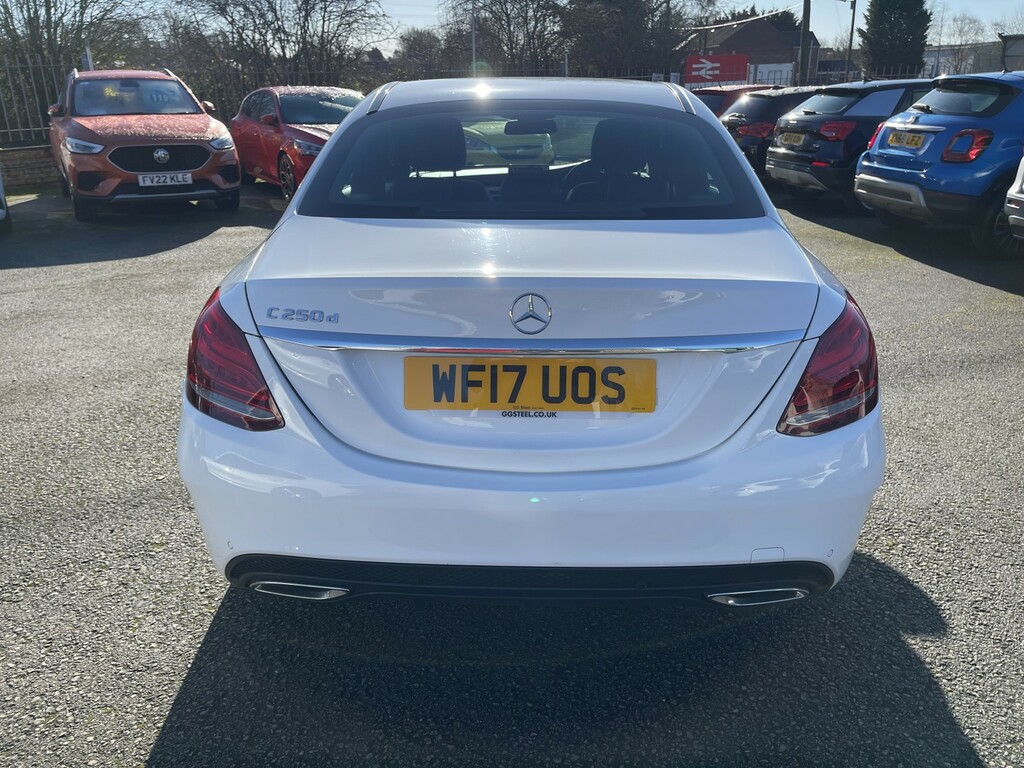 Mercedes-Benz C Class 2.1 C250d Amg Line WF17UOS White #5