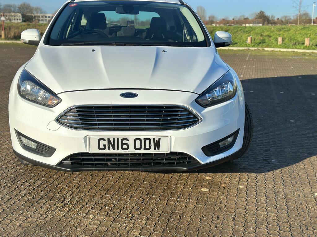 Ford Focus 1.6 Zetec Powershift Euro 6 White #4
