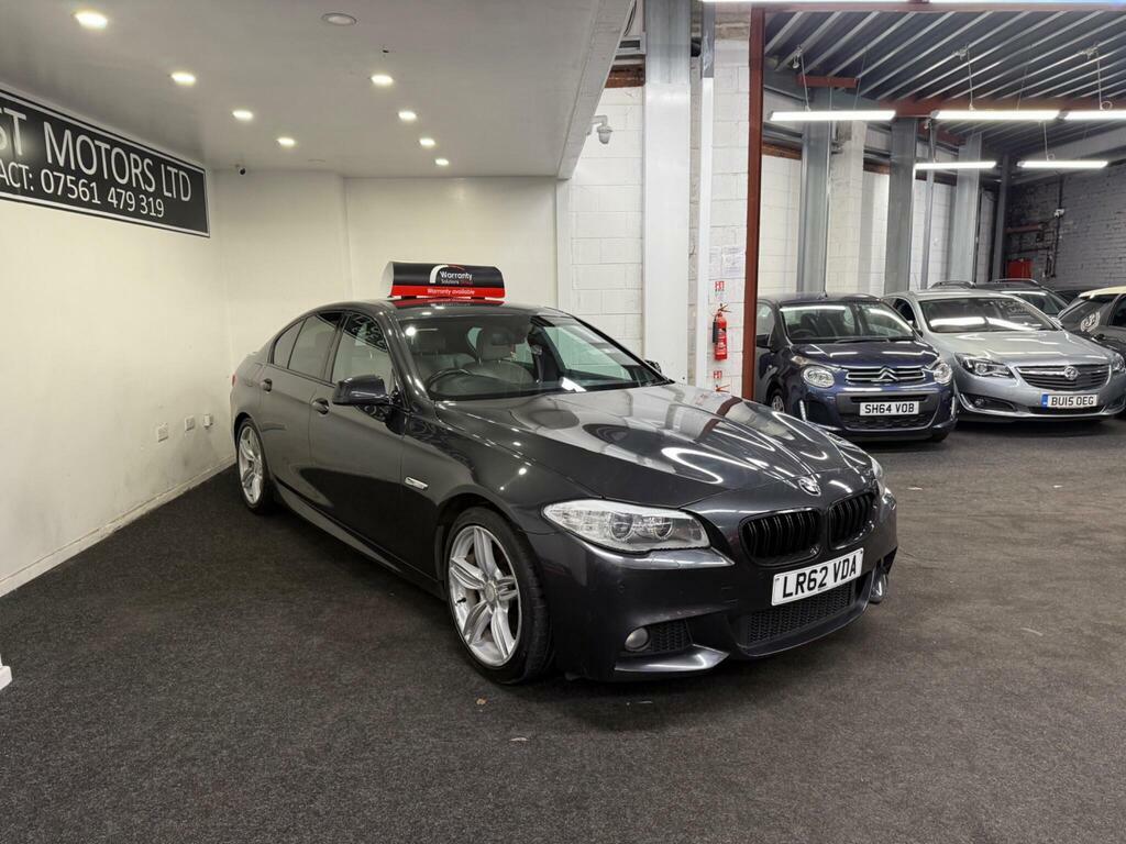 BMW 5 Series 2.0 520D M Sport Steptronic Euro 5 S S LR62VDA Grey #3