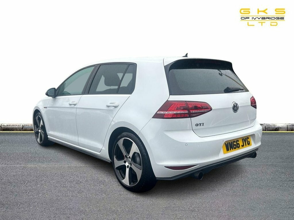 Volkswagen Golf 2L Gti WM66JYG White #5