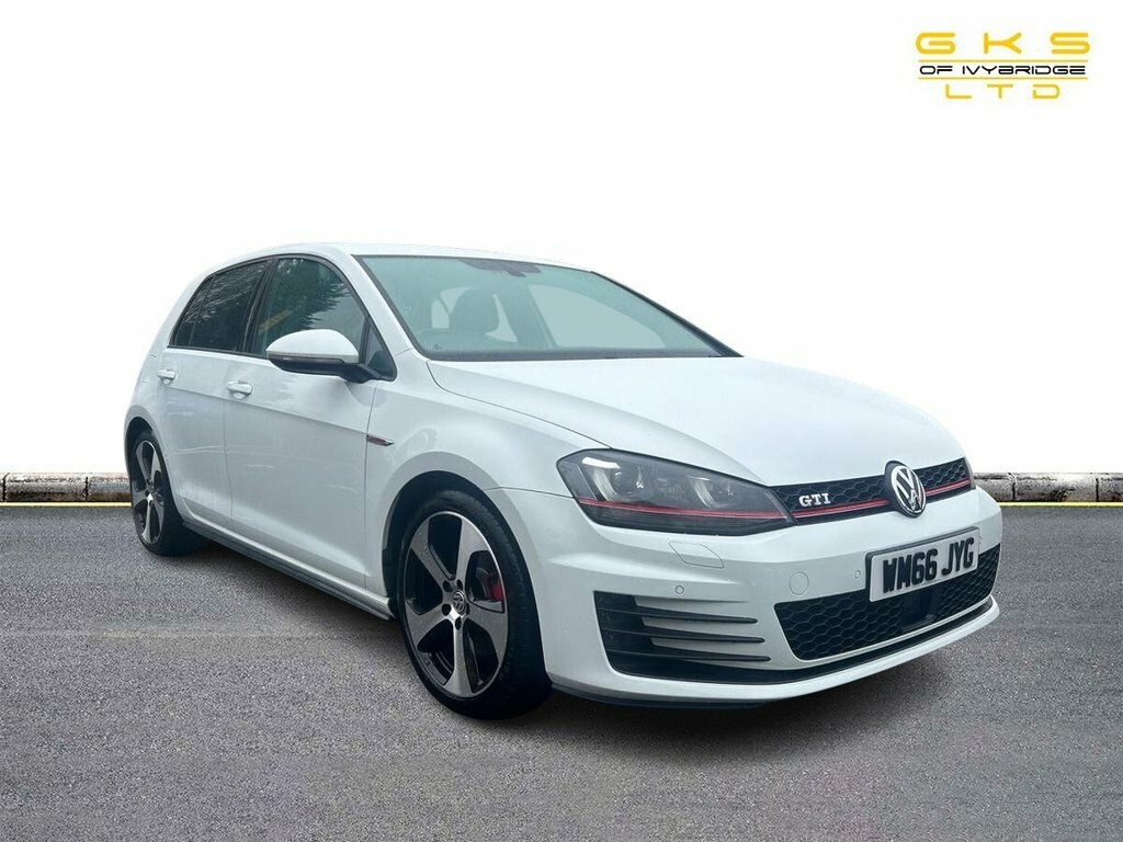 Volkswagen Golf 2L Gti WM66JYG White #4