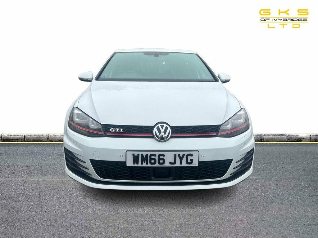 Volkswagen Golf 2L Gti WM66JYG White #3