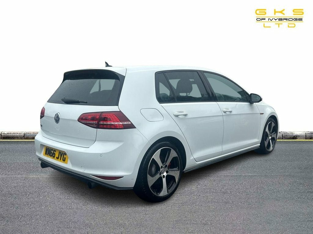 Volkswagen Golf 2L Gti WM66JYG White #6